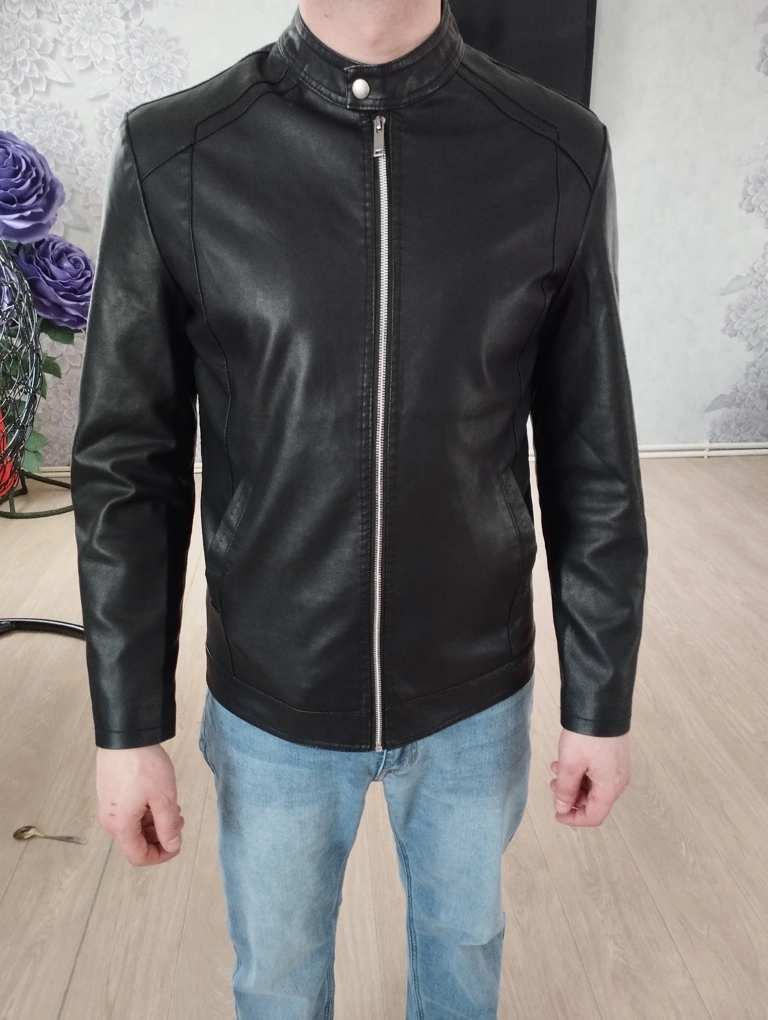 Vistorinni Men's Biker Jacket