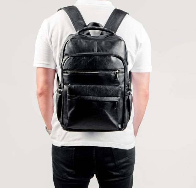 Vistorinni Copenhagen Leather Executive Backpack