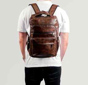 Vistorinni Copenhagen Leather Executive Backpack